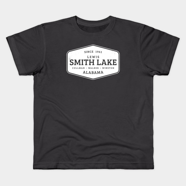 Smith Lake Cullman Walker Winston Counties alternate Kids T-Shirt by Alabama Lake Life